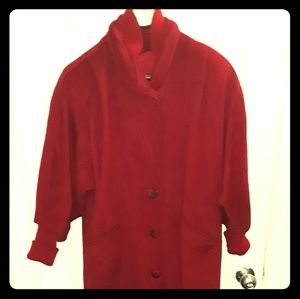 VTG wool blend long heavy coat